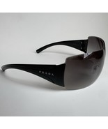 Prada SPR 041 1AB-3M1 Unisex Black Frame Gradient Lens Rimless Shield Su... - $2,905.78 MXN