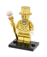 Mr Gold Minifigure Building Blocks DIY Toys - $8.99