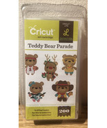 New Cricut Cartridge TEDDY BEAR PARADE 200 IMAGES &amp; KEYPAD OVERLAY - $58.79