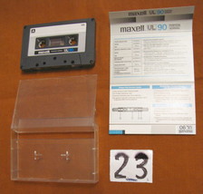 Mc Musicassetta Vintage MAXELL UL90 UL 90 minuti cassetta scritte Microdisney - £12.67 GBP