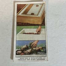 Making A Miniature Trough WD &amp; HO Wills Vintage Cigarette Card #8 - £2.22 GBP