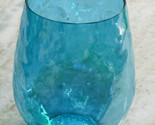Greenbrier 19oz  Aqua Blue Plastic Pebble 5” Tall Tumbler  Reusable - $11.76