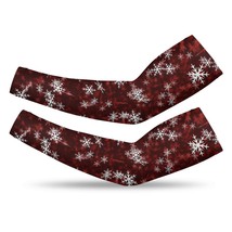 Mondxflaur Snowflakes Cooling Arm Sleeves Cover UV Sun Protection for Me... - £11.98 GBP