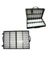 32 PAIR BRIEFCASE SUNGLASS HOLDER carry compact display handle glasses - $73.61 CAD