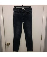 J. CREW Factory Stretch Skinny Blue Jeans Sz 26 Inseam 27” - $297.97 MXN