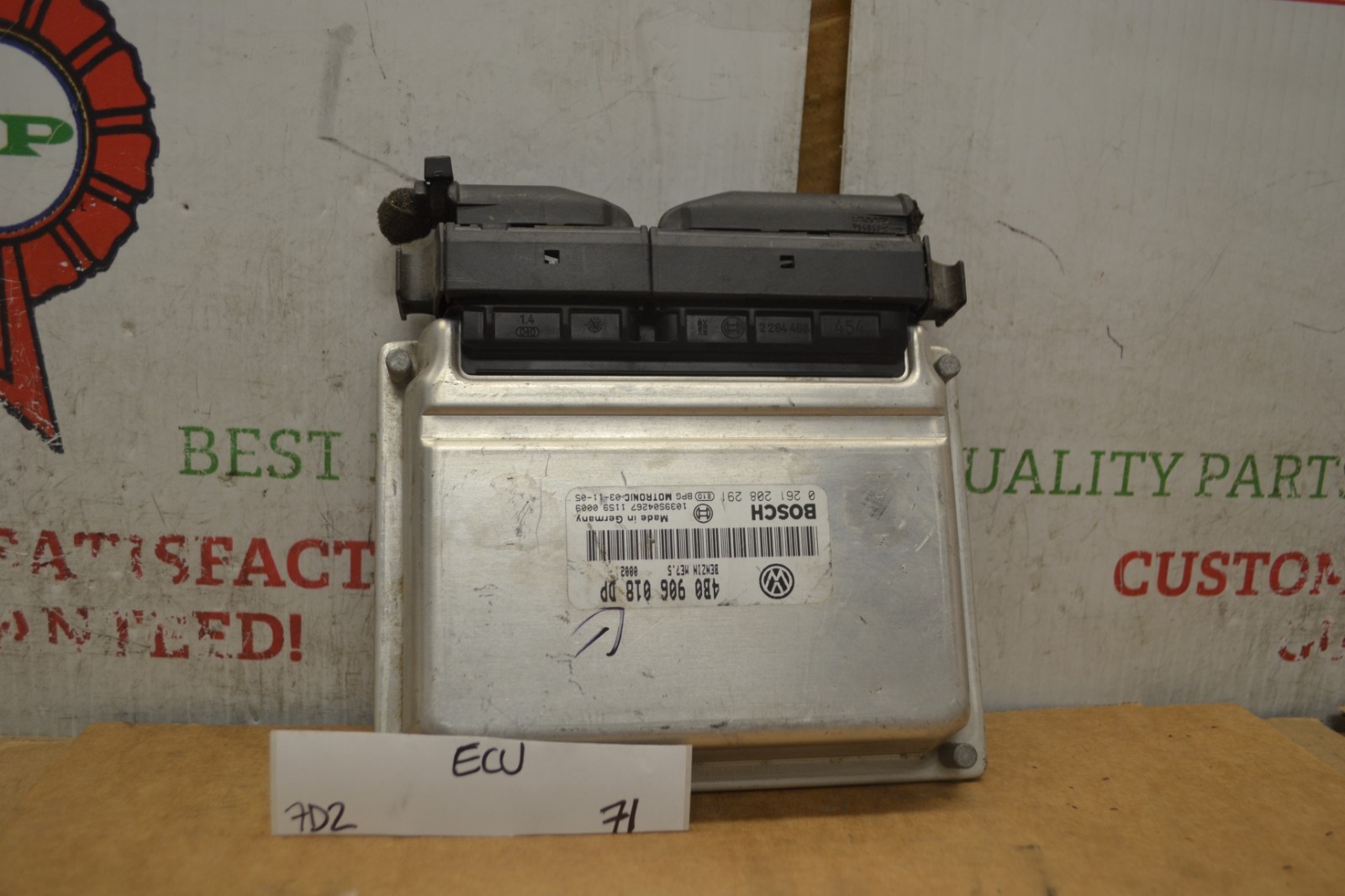 2004-05 Volkswagen Passat 1.8L Engine Control Unit ECU 4B0906018DP Modul... - €25,43 EUR