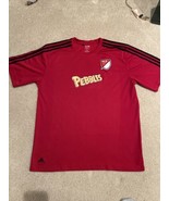 "Pebbles" Red MLS Jersey, Adidas, Soccer, Mens, Large, Climalite Jersey - $29.44