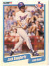 1990 Fleer MLB Baseball Trading Card - Jack Daugherty - Texas Rangers - #294 - £1.54 GBP