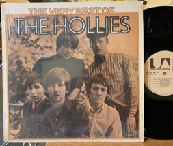 The Very Best of The Hollies Vinyl LP UA Bus Stop Just One Look I Can&#39;t Let Go - £7.83 GBP