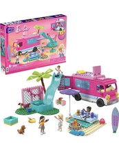 MEGA Barbie Car Building Toys Playset, Dream Camper Adventure with 580 Pieces - £58.06 GBP