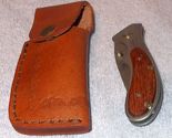 Sheffield Single Blade Locking Folding Pocket Knife with Sheath and Belt... - $29.95