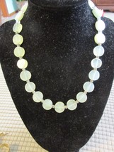 &quot;&quot; WHITE GLASS BEADS - CHOKER NECKLACE&quot;&quot; - PERFECT FOR SUMMER - £6.96 GBP