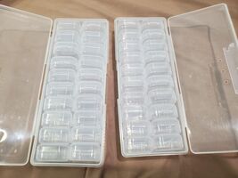 Quefe 40pcs Bead Organizers in A Clear Organzier Box, 2 Sets - $17.82