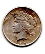 Granny Estate Find - 1925 Peace Dollar - $125.00