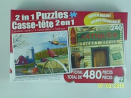 Puzzle 2 in 1 Amazingly Fun Mixed Pieces Challenge for All Ages (Barnyard Gather - £4.74 GBP