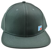 Russell Athletic Sportswear  &quot;R&quot; Logo  Green Flat Bill Snapback Hat - £15.59 GBP