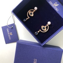 NIB Authentic Swarovski Pearl Evil Eye Necklace Bracelet Bangle Dangle Earrings - £29.72 GBP+