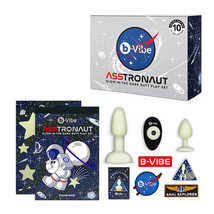b-Vibe Limited Edition 10-Piece Asstronaut Glow-in-the-Dark Butt Play Set - £135.55 GBP