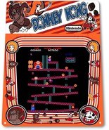 Donkey Kong Classic Arcade Marquee Game Room Man Cave Decor Large Metal ... - £15.76 GBP