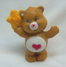 Vintage 1984 CARE BEARS Tenderheart Care Bear Plastic Figure Toy AGC Teddy - £12.84 GBP