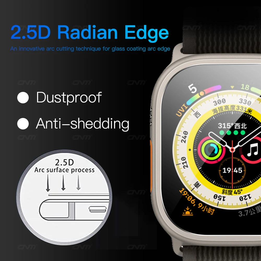 Play 2.5D Tempered GlA for A Watch Ultra 49mm Anti-scratch Screen Protector GlA  - £23.60 GBP