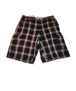 Excellent Used Condition Men&#39;s Route 66 Cargo Shorts Size 34 Black White - $267.08 MXN