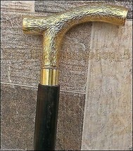 Victorian Designer Brass Handle For Walking Stick Handmade Perfect Gift - £19.98 GBP