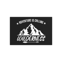 Personalized Metal Art Sign, Alaska Adventure is Calling, Wilderness Nature Wall - £34.58 GBP+