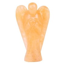 Yellow Aventurine Angel - Healing Crystal Figurine Handmade 2 Inch - £19.63 GBP