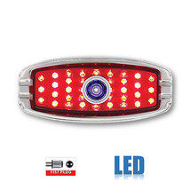 41 42 43 44 45 46 47 48 Chevrolet LED Tail Light Lens w/ Blue Dot &amp; Chrome Bezel - £43.38 GBP