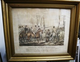 ALKEN / ACKERMAN Original Equestrian Aquatint Victorious Bunchclod1847 Framed - £201.23 GBP