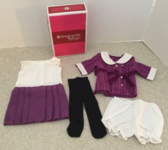American Girl Rebecca&#39;s Purple  BeForever Meet Outfit BKF10-AF1A - $1,109.52 MXN