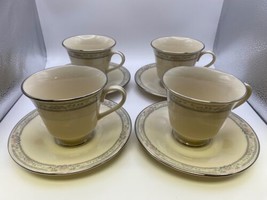 Set of 4 Lenox CHARLESTON Cup &amp; Saucer Sets - £62.64 GBP