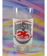 Ohio St. Football 25th Anniv. National Champions 1968-1993 Glass Vintage... - $14.01 CAD