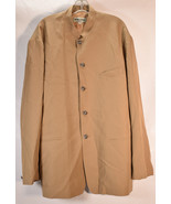 Maltos Mens Button Ribbed Suit Jacket 2XL Pants 38 Khaki 5 USA - £75.22 GBP