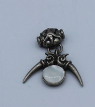 Moon God Pendant Vintage 1998 Alchemy Spirit English Pewter No Necklace - £21.59 GBP