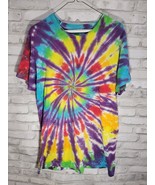 Vintage 90s Blank Tie Dye Single Stitch Shirt Fruit Of The Loom Sz XL Co... - $558.38 MXN