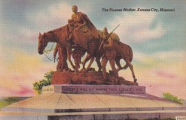 The Pioneer Mother Kansas City Missouri MO Postcard A16 - £2.33 GBP