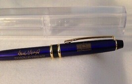 TRUMP PEN WHITE HOUSE GOLD BLUE METAL BALLPOINT  REPUBLICAN MAGA GOP New - $12.83