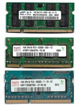 5 Pieces PC2-5300S &amp; 1 Piece PC3-8500S SoDIMM (1 Gb ea.) Total 6 GB - £3.89 GBP