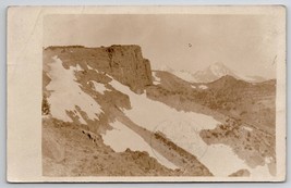 Three Sisters Volcanic Peaks RPPC 1911 Laidlaw Oregon Real Photo Postcard W29 - £10.35 GBP