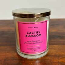 White Barn Cactus Blossom Single Wick Candle 8 oz Pink - $9.01