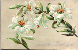 c1910 Antique Postcard. 611 Flowers lillys a1 - £16.96 GBP