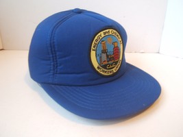 Energy Chemical Workers Union CLC Patch Hat Vintage Blue Snapback Baseball Cap - £17.83 GBP