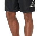 adidas Men&#39;s Train Essentials Camo-Filled Logo Training Shorts Black-Small - $19.59