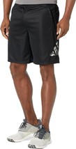 adidas Men&#39;s Train Essentials Camo-Filled Logo Training Shorts Black-Small - $19.59