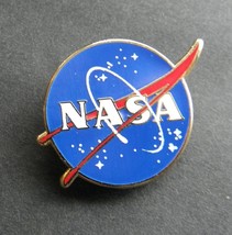 NASA SPACE AGENCY ASTRONAUT ROUND LAPEL PIN BADGE 1.1 inch National Aero... - $5.74