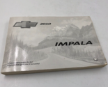 2010 Chevrolet Impala Owners Manual Handbook OEM M01B24015 - $19.79
