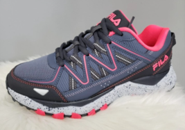 FILA FIRETRAIL EVO Trail Running Shoes  Womens # 8 Gray/Pink/Ebon 5JM025... - $52.24