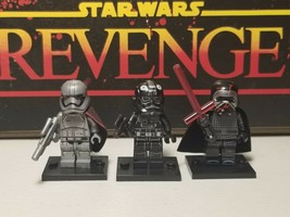 3Pcs Kylo Ren Supreme, Phasma And Death Trooper Star Wars Clone Wars Minifigures - £7.95 GBP